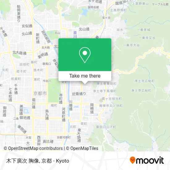 木下廣次 胸像 map