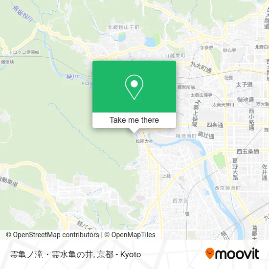 霊亀ノ滝・霊水亀の井 map