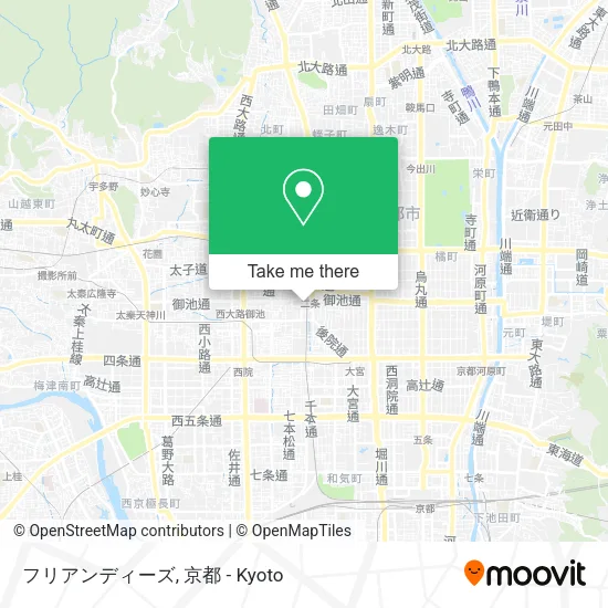 フリアンディーズ map