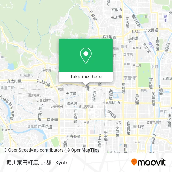 堀川家円町店 map