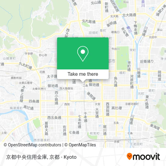 京都中央信用金庫 map
