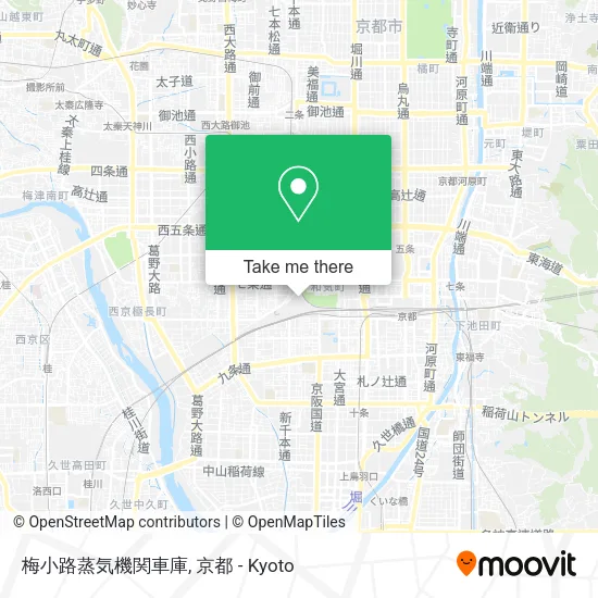 梅小路蒸気機関車庫 map