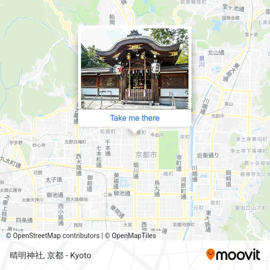 晴明神社 map