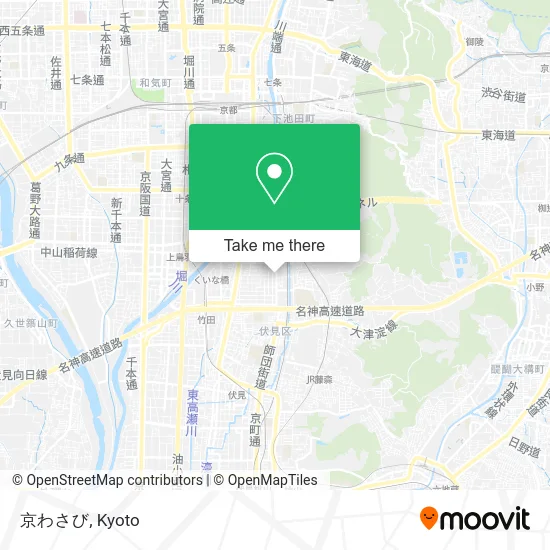 Kyoto Wasabi map