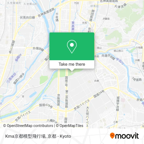 Kma京都模型飛行場 map