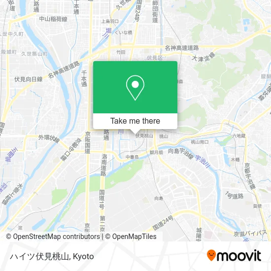 Heights Fushimi Momoyama map