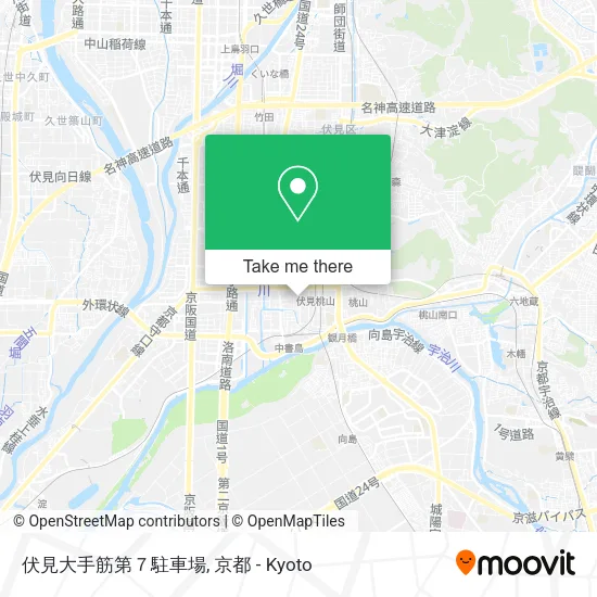 伏見大手筋第７駐車場 map