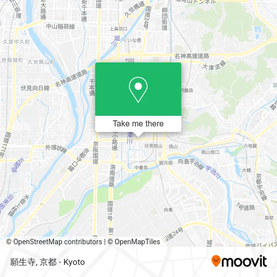 願生寺 map