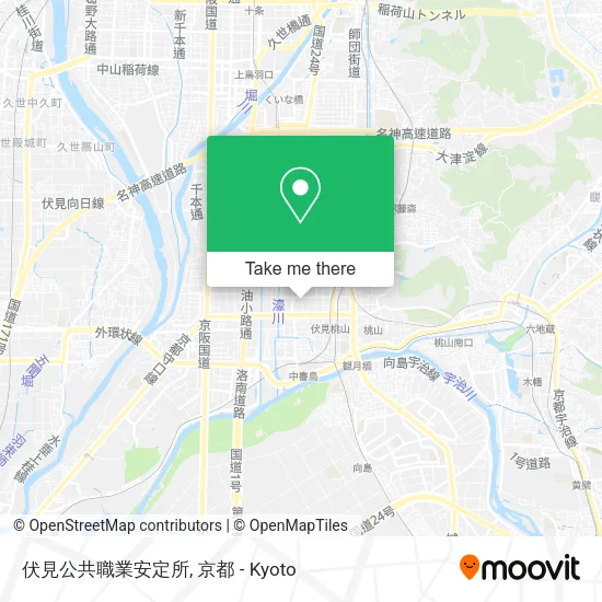伏見公共職業安定所 map