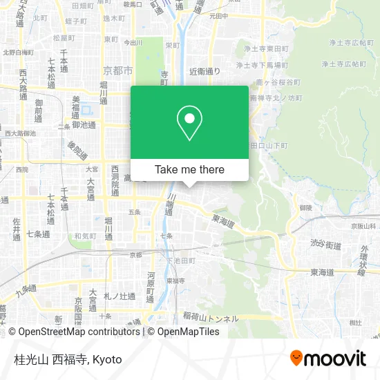 桂光山 西福寺 map