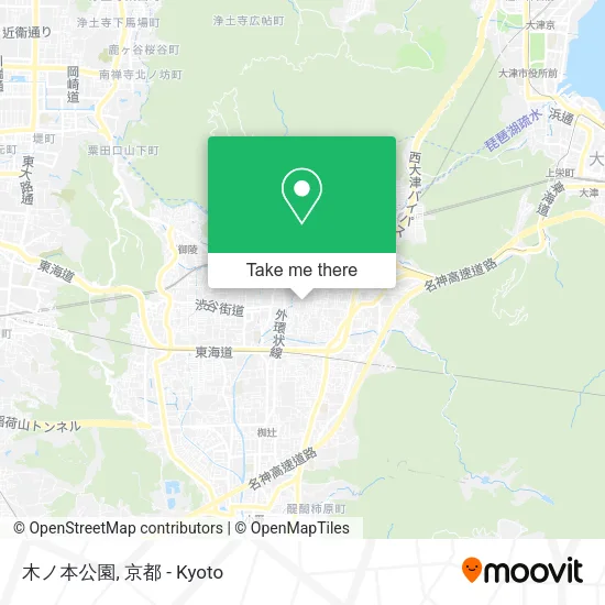 Kinomoto Park map