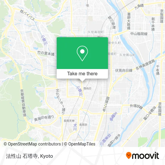 Hosho Mountain Stone Temple map