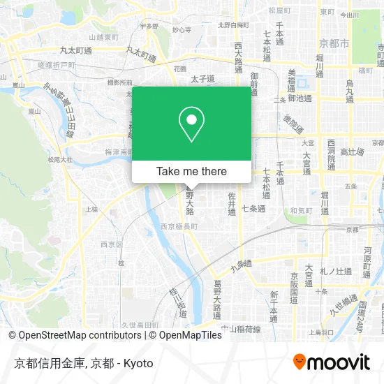 京都信用金庫 map