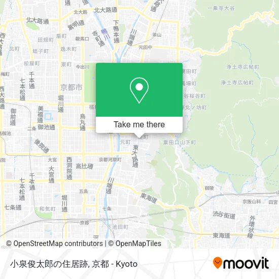 小泉俊太郎の住居跡 map