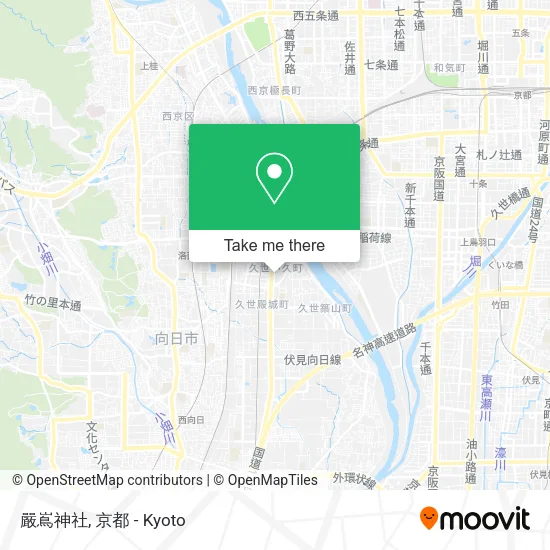 嚴嶌神社 map
