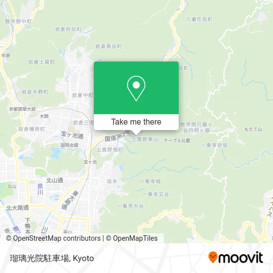 Rurikouin Parking Lot map