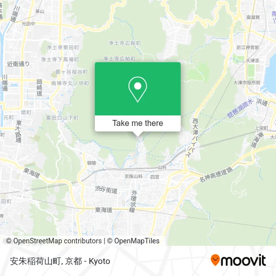 安朱稲荷山町 map