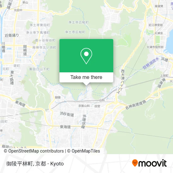 御陵平林町 map