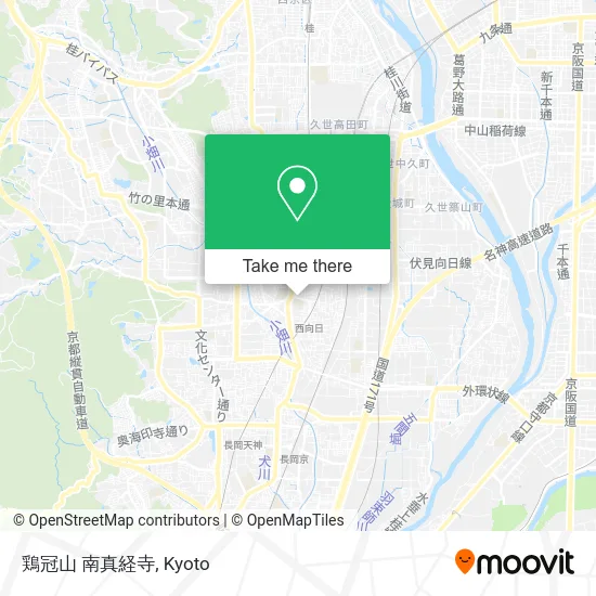 鶏冠山 南真経寺 map