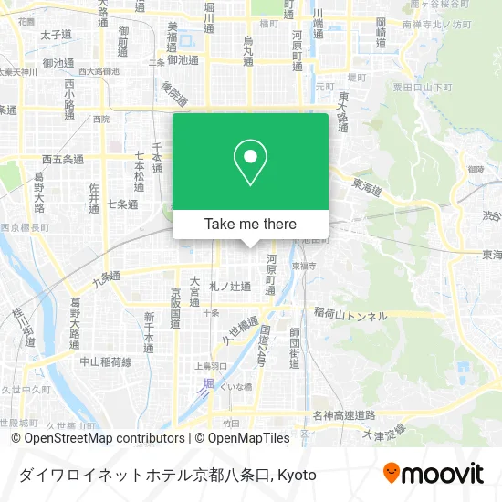 ダイワロイネットホテル京都八条口 map