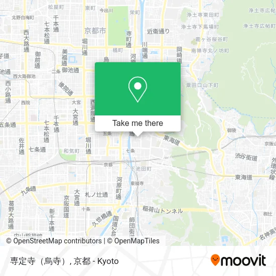 専定寺（烏寺） map