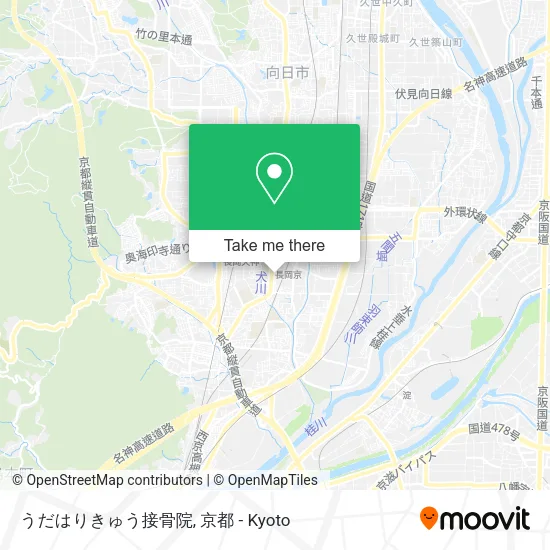 Udahari Kyuu Osteopathic Clinic map