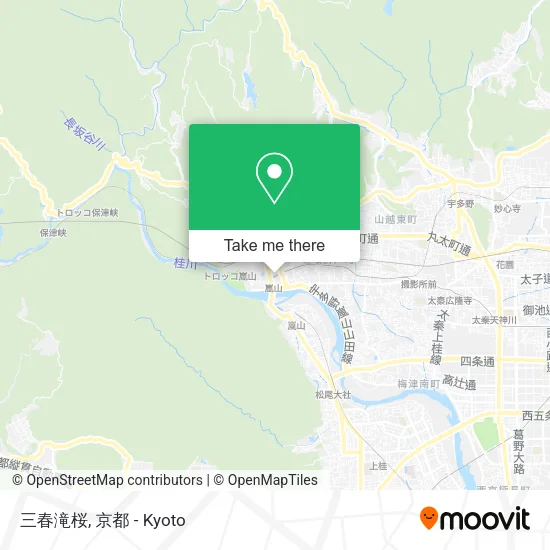 三春滝桜 map