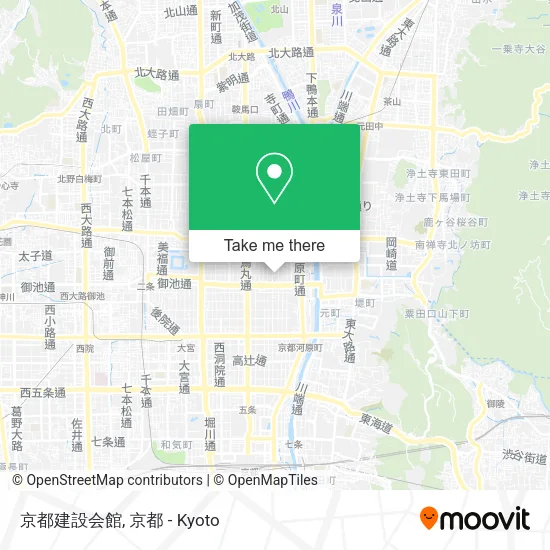 京都建設会館 map