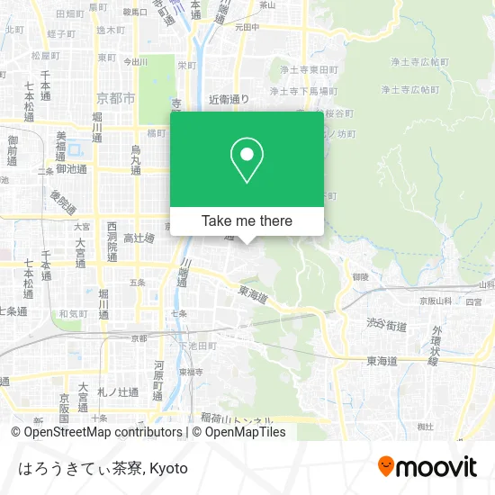 Hello Kitty Tea House map