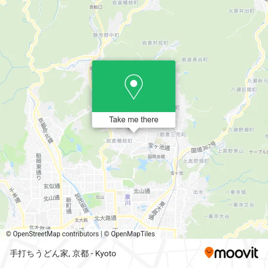 手打ちうどん家 map