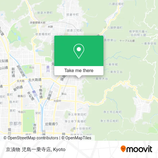 京漬物 児島一乗寺店 map