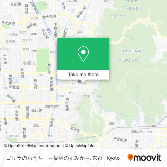 ゴリラのおうち　～樹林のすみか～ map