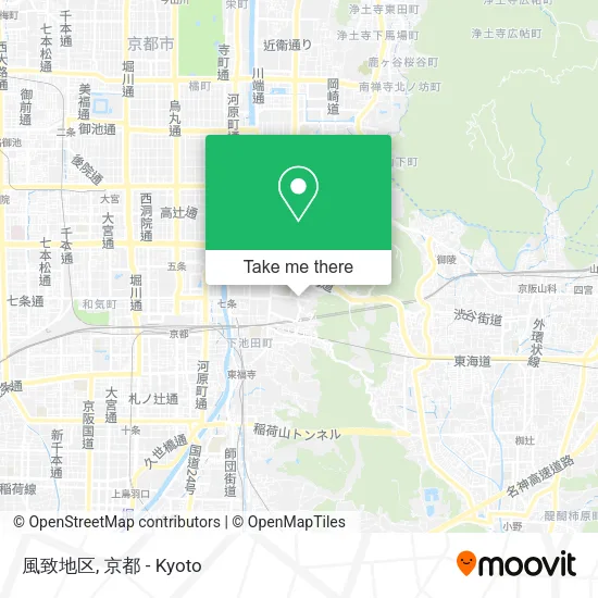風致地区 map