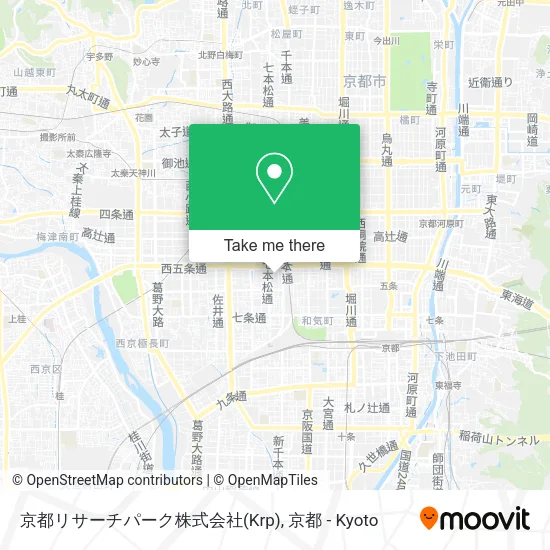京都リサーチパーク株式会社(Krp) map