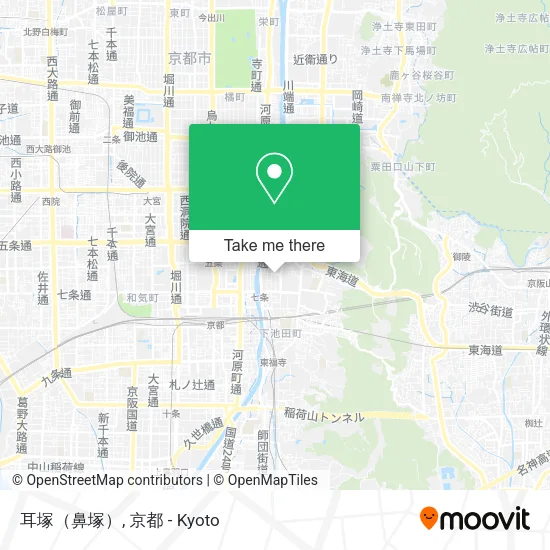 耳塚（鼻塚） map