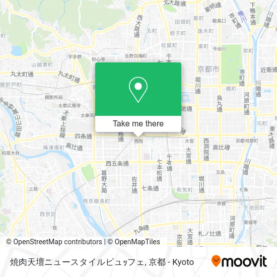 焼肉天壇ニュースタイルビュｯフェ map