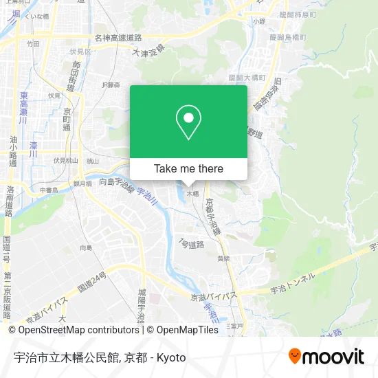 宇治市立木幡公民館 map