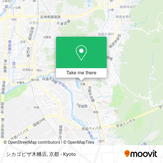 シカゴピザ木幡店 map