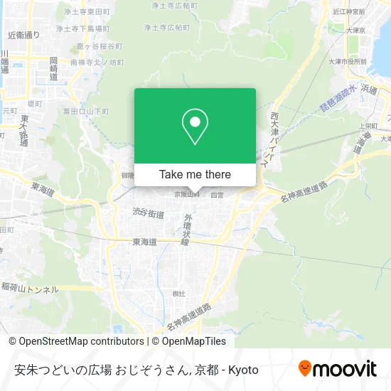 安朱つどいの広場 おじぞうさん map