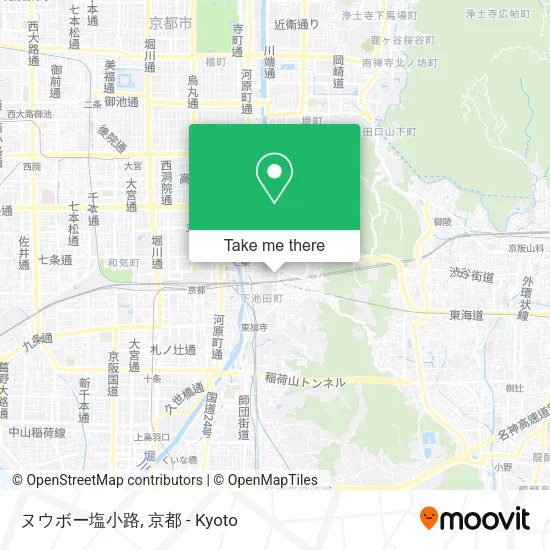 ヌウボー塩小路 map