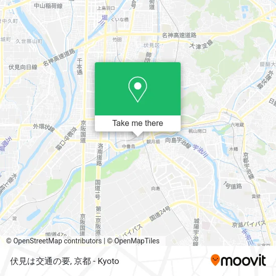 伏見は交通の要 map