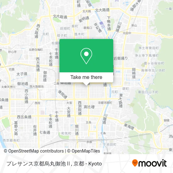 プレサンス京都烏丸御池Ⅱ map