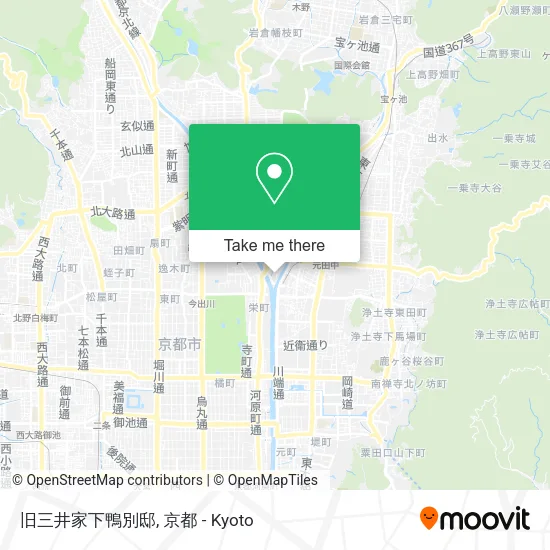 旧三井家下鴨別邸 map
