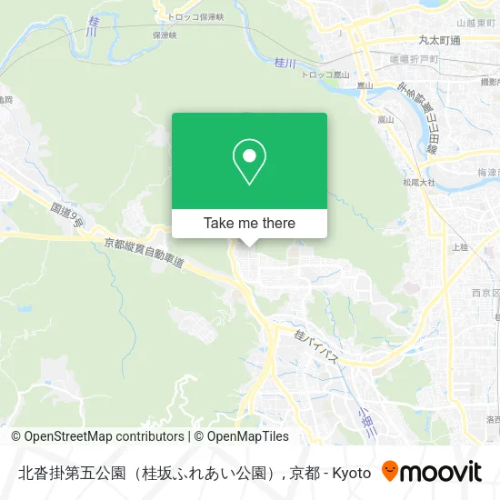北沓掛第五公園（桂坂ふれあい公園） map