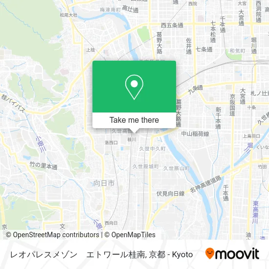 レオパレスメゾン　エトワール桂南 map