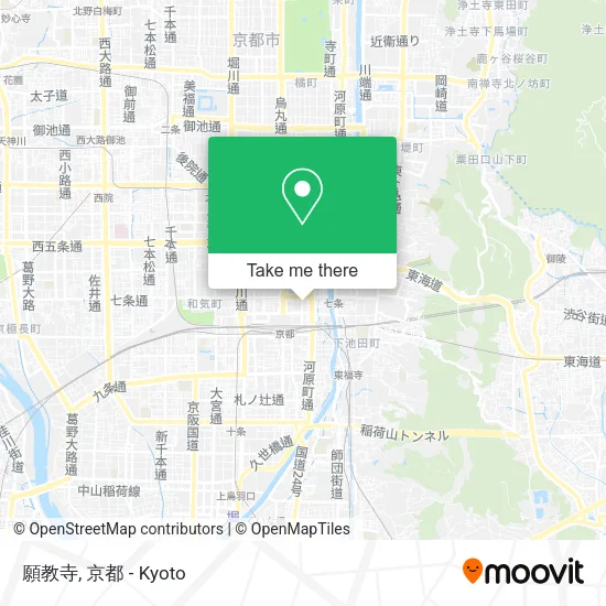 願教寺 map