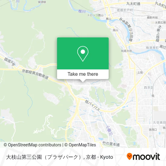 大枝山第三公園（プラザパーク） map