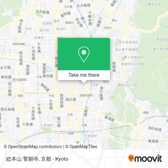 総本山 誓願寺 map