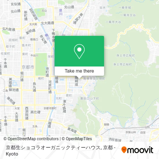 京都生ショコラオーガニックティーハウス map