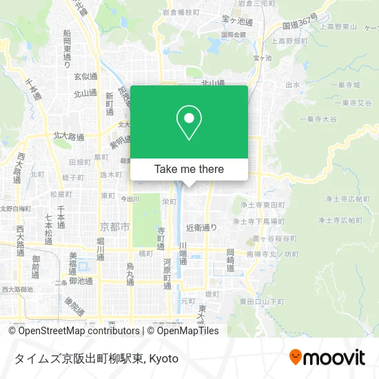タイムズ京阪出町柳駅東 map